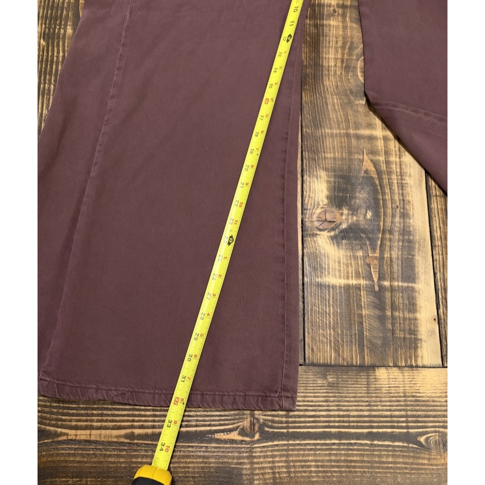 NWT Anthropologie Pilcro Tie Waist Wide Leg Pants L Tall Cocoa - Picture 10 of 11